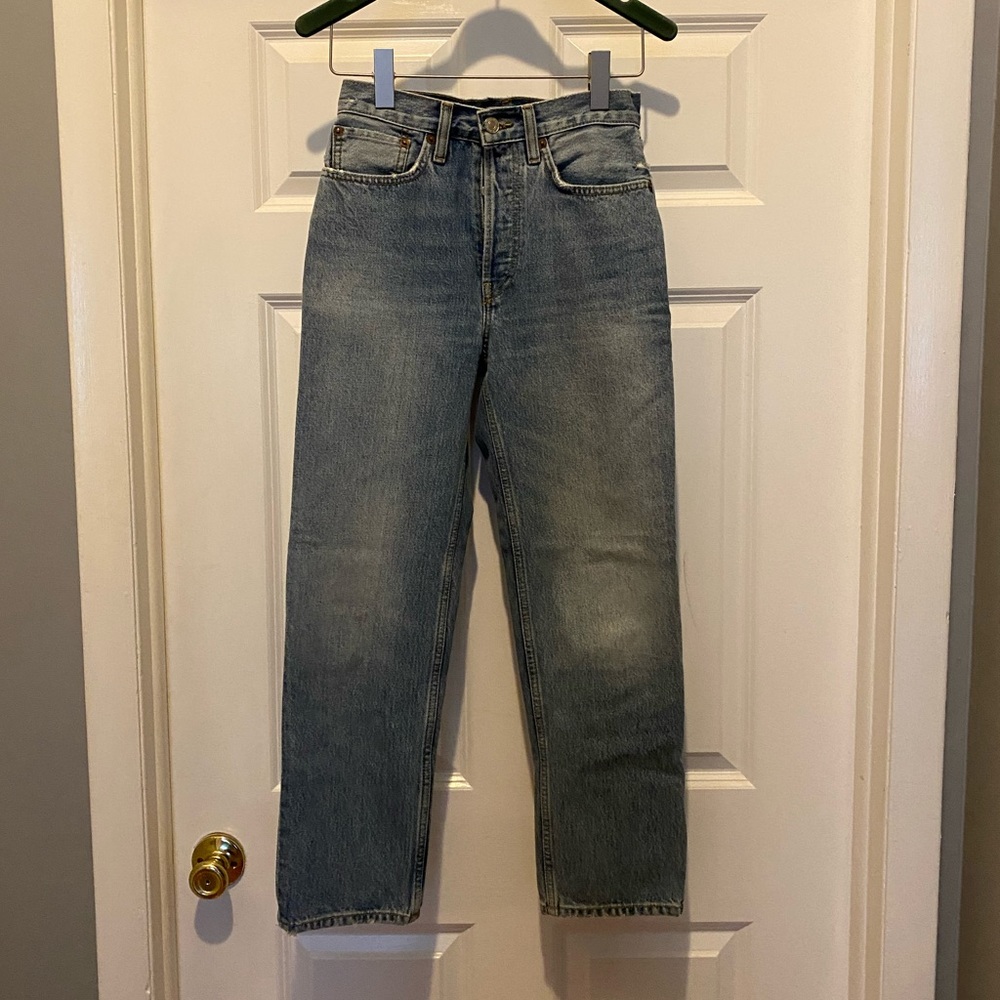 RE/DONE Straight Leg Ankle Crop